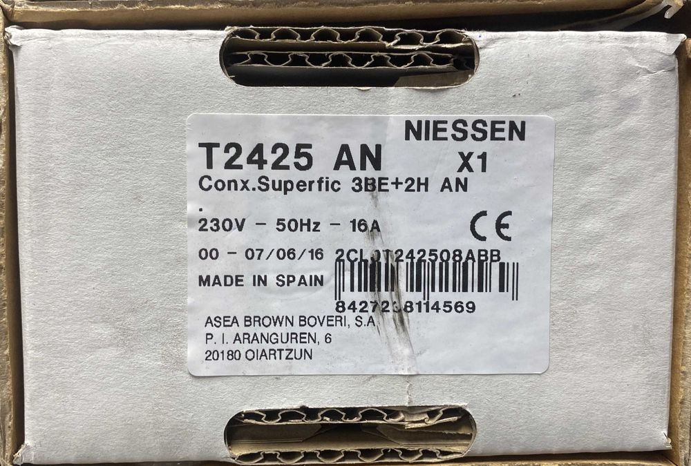 NIESSEN T2425-AN 2CLA242500T1801 Base Eq.Sup. 3T.S