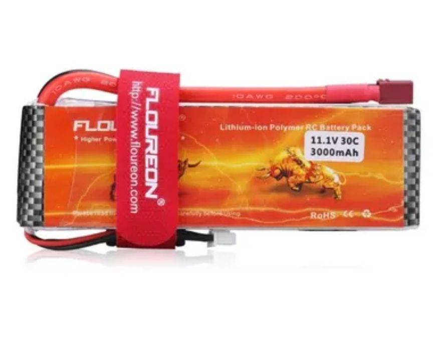 Bateria Li-Po FLOUREON 11.1V 30C 3000 mAh RC