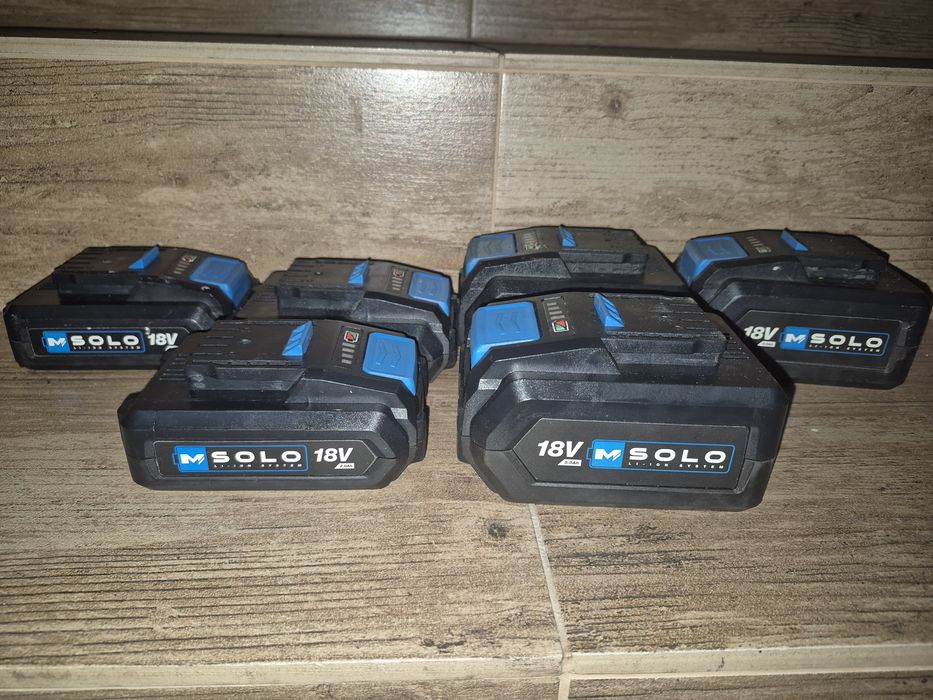 akumlatory baterie MacAllister  SOLO 18 V 5.0 Ah i 2.0 ah