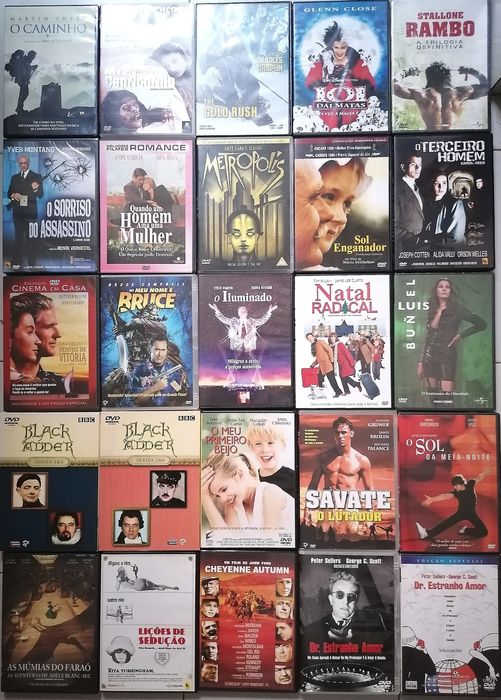Lote 202 DVD'S Originais (LOTE 34)