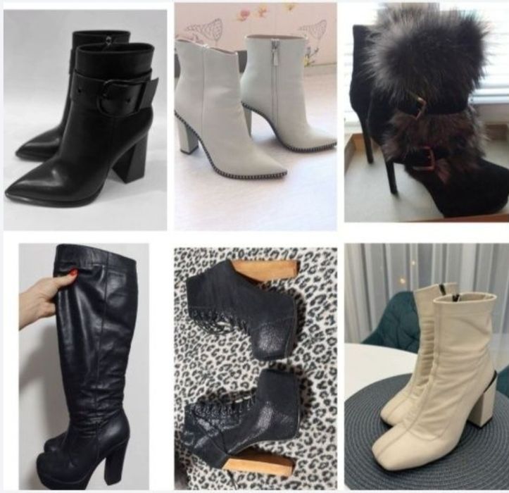 A.nushina сапоги казаки чоботи труби полусапожки