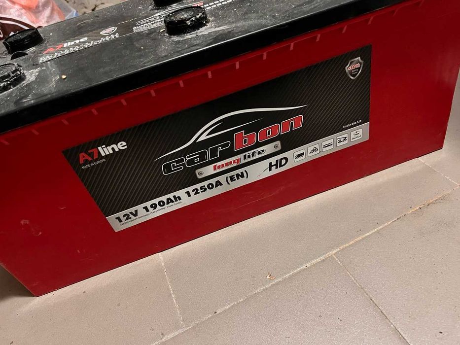 Аккумулятор 12v 190Ah 1250A