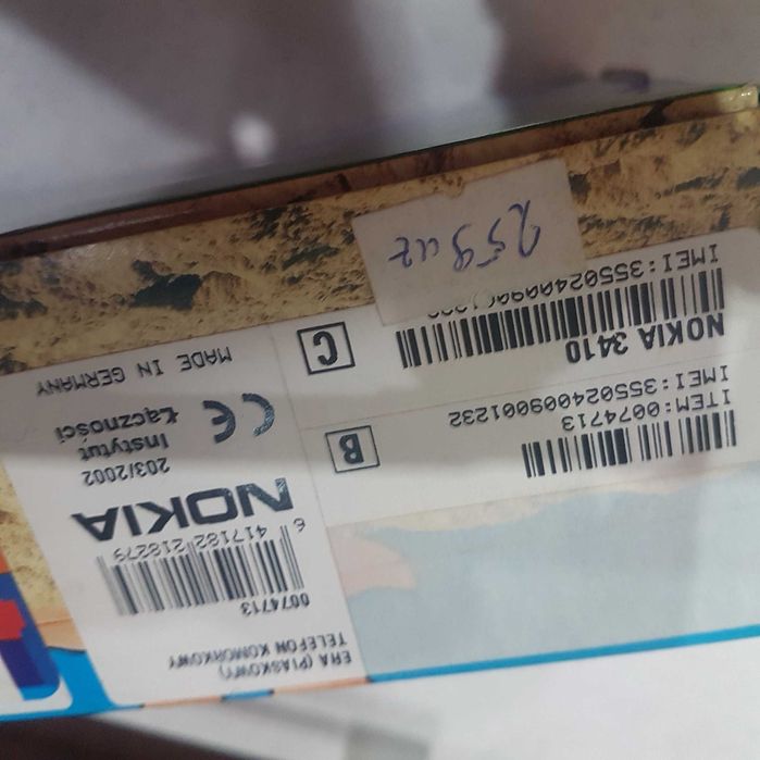 etui opakowanie pudełko nokia 3410