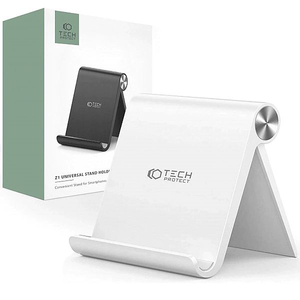 Stojak Tech-Protect Z1 uniwersalny na smartfon / tablet - biały