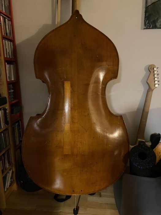 Kontrabas 3/4 czeski drewniany.