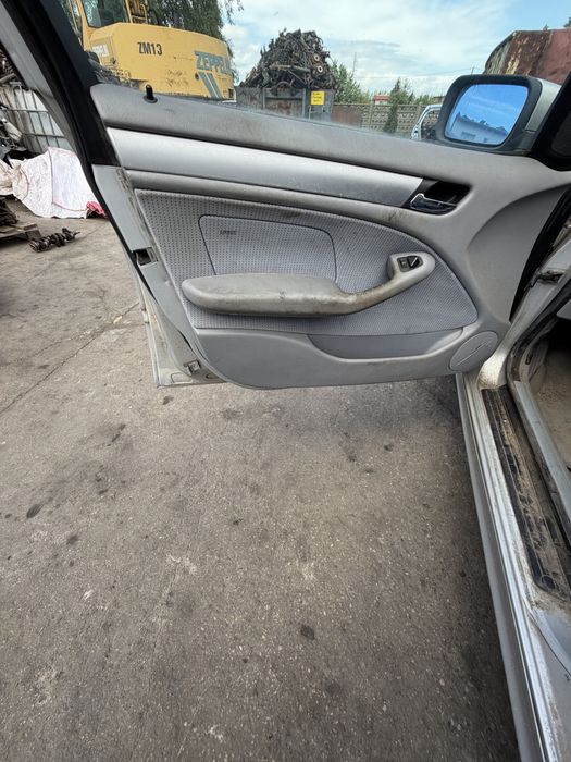 Fotele BMW E46 Sedan szare Boczki Tapicerka siedzenia komplet