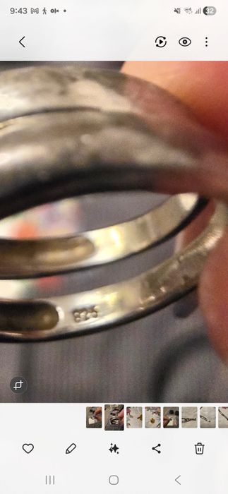 Pierścionek srebrny 3 g