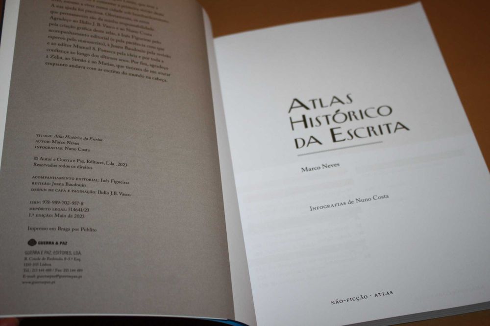 Atlas Histórico da Escrita // Marco Neves