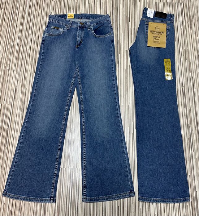 Spodnie jeans 30/31 pas 68 cm komplet 2 sztuki Lee Mawerick nowe