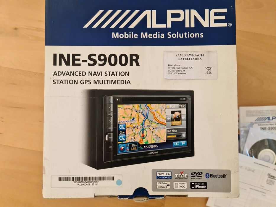 Radio z nawigacją Alpine  INE-S900R