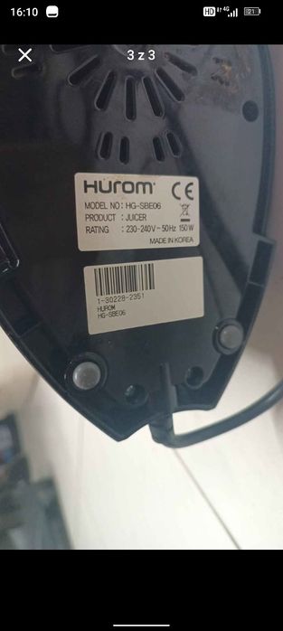 Hurom wyciskarka do soków