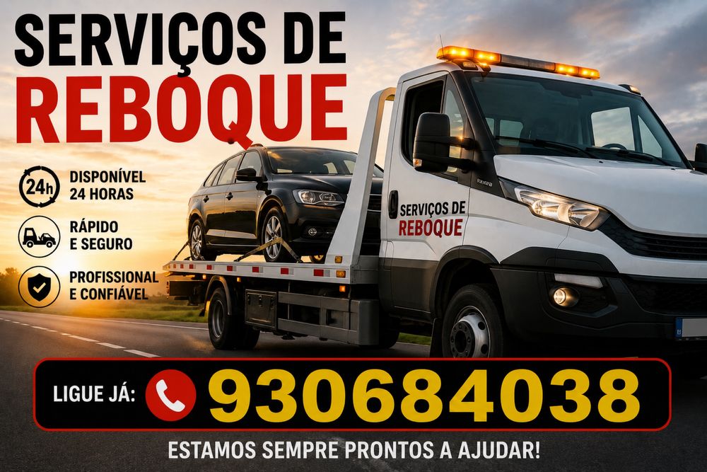 Serviços de reboque 24h