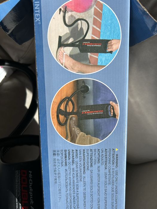 Bomba de ar manual de chao NOVA