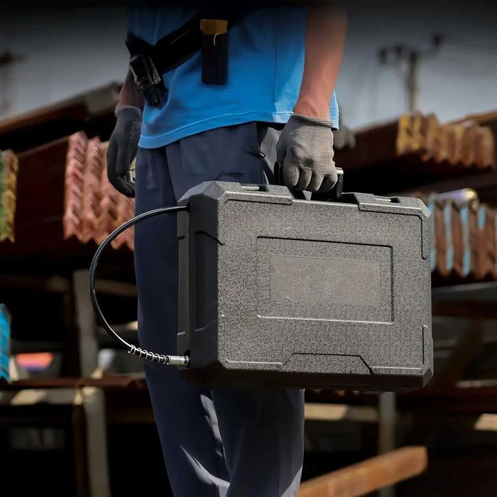 Bezprzewodowa smarownica akumulatorowa zestaw 2x aku walizka akcesoria