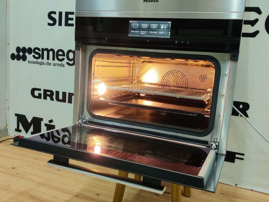 Топовий дуже гарний комплект Miele 3в1! Духовка-6800 та кофемашина6401