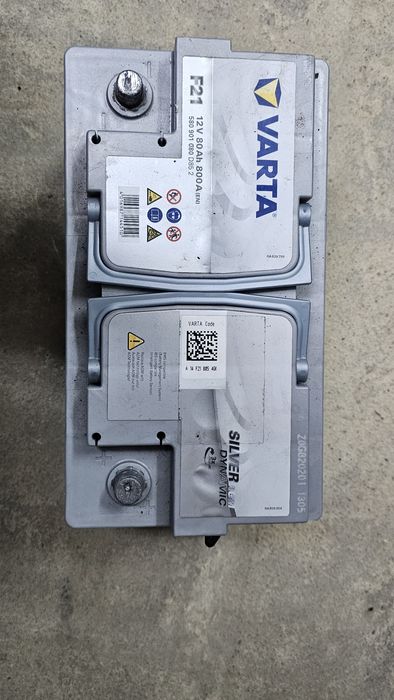 Akumulator AGM F21 80Ah 800a Varta silver dynamic