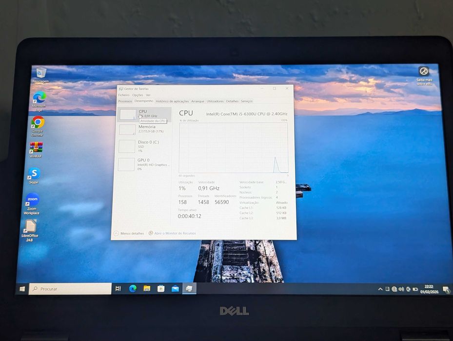 Portátil Dell Latitude E7470 i5 16GB RAM SSD #4