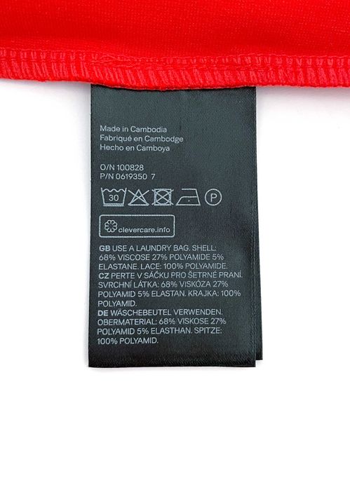 Червона коктейльна сукня H&M з вирізом на спинці, S