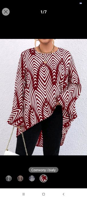Bluzki tuniki plus size