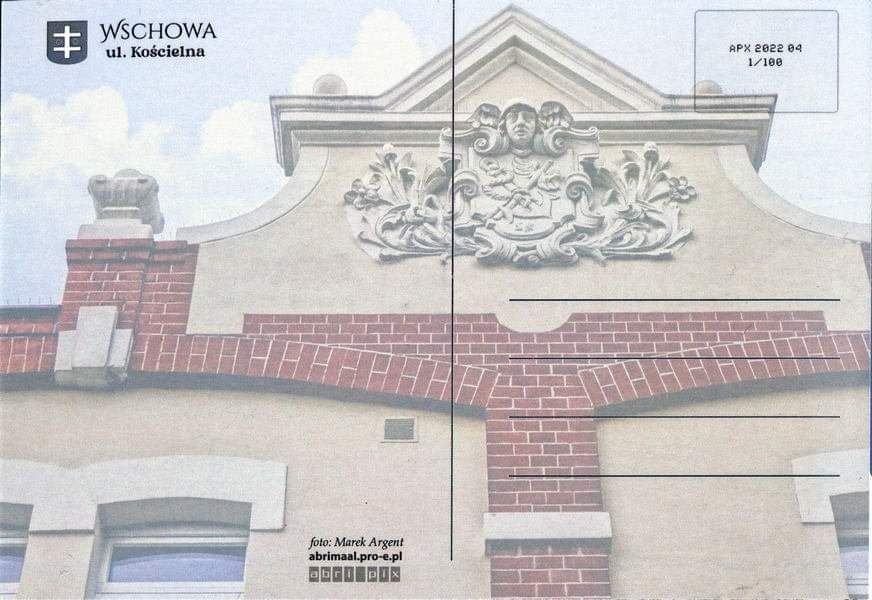 Wschowa uliczki kartka pocztowa 2022