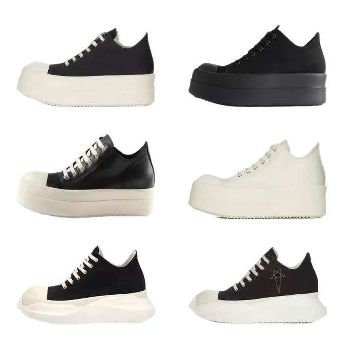 Rick Owens/Geobasket/Ramones/Drkshdw/Megalace/Vans/Turbowpn/Abstract/