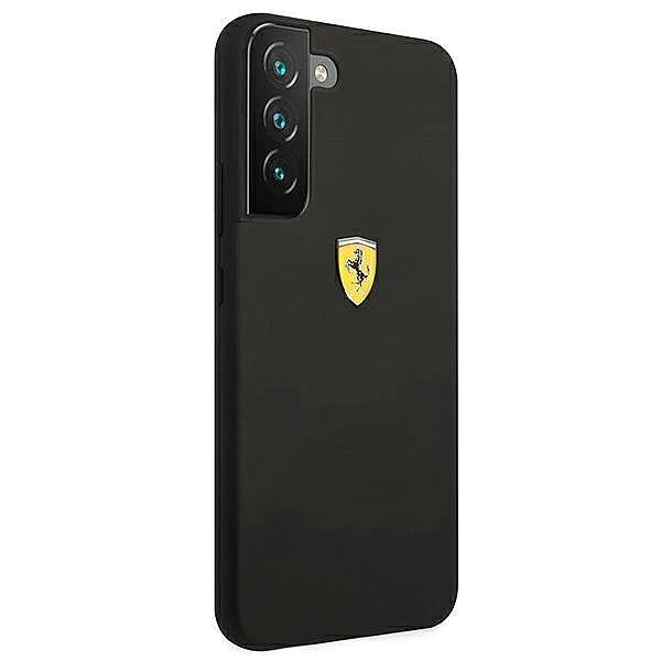 Etui Ferrari On Track Silicone na Samsung Galaxy S22+ - czarne
