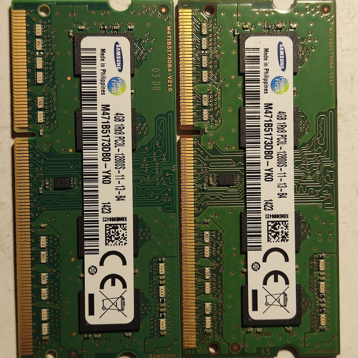 Оперативна пам'ять 4 ГБ, DDR3L, для ноутбуків, Samsung 1600 МГц