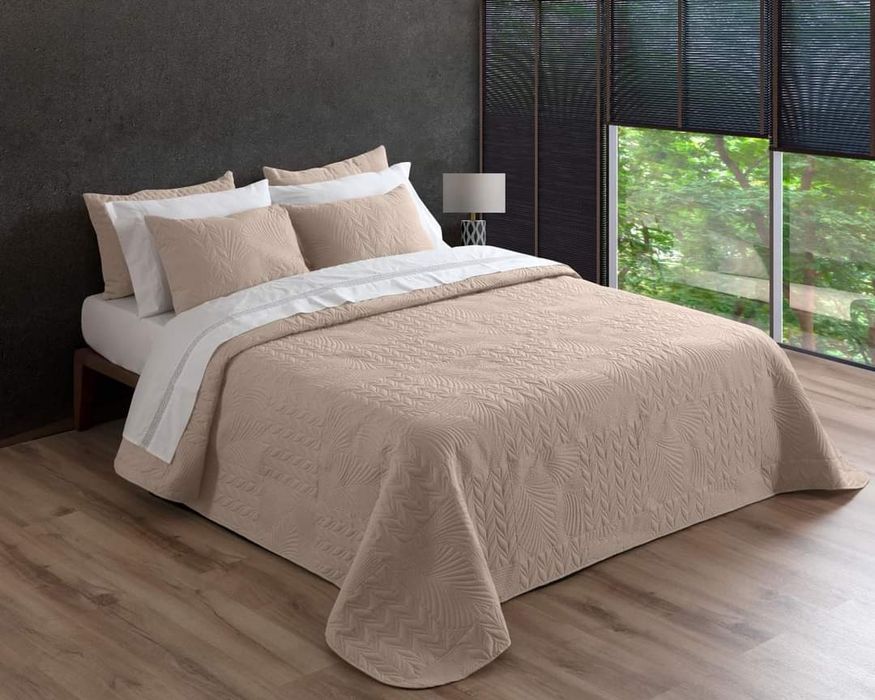 Colcha de verão com 2 almofadas cheias