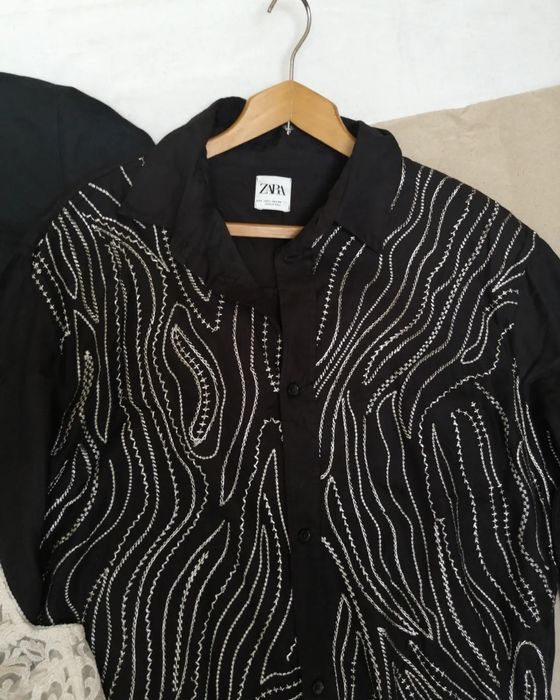 Рубашка Zara с вышивкой