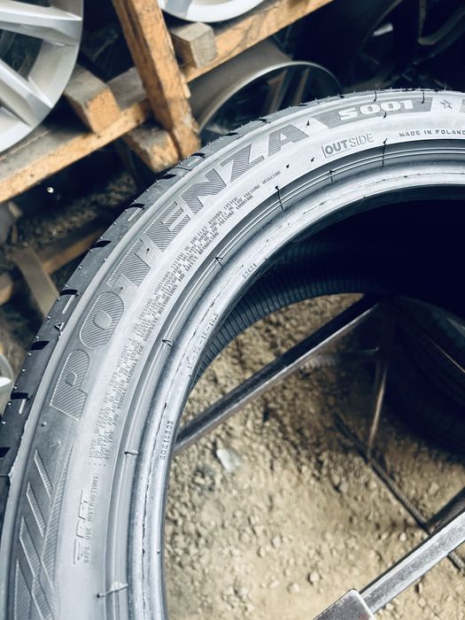 Шини Різноширокі Літні 225 45 18+255 40 18 Bridgestone PotenzaS001 4шт