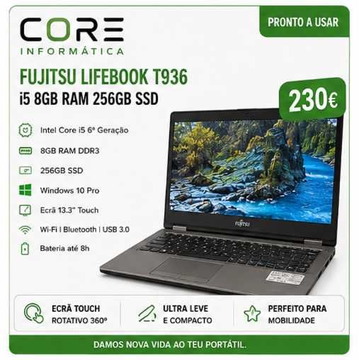 Portátil FUJITSU T936 Produtividade