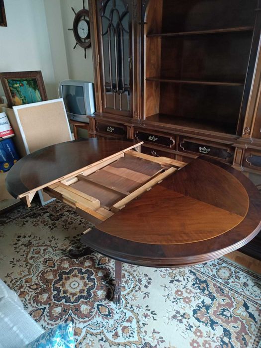 Mesa de Sala extensível + 6 Cadeiras