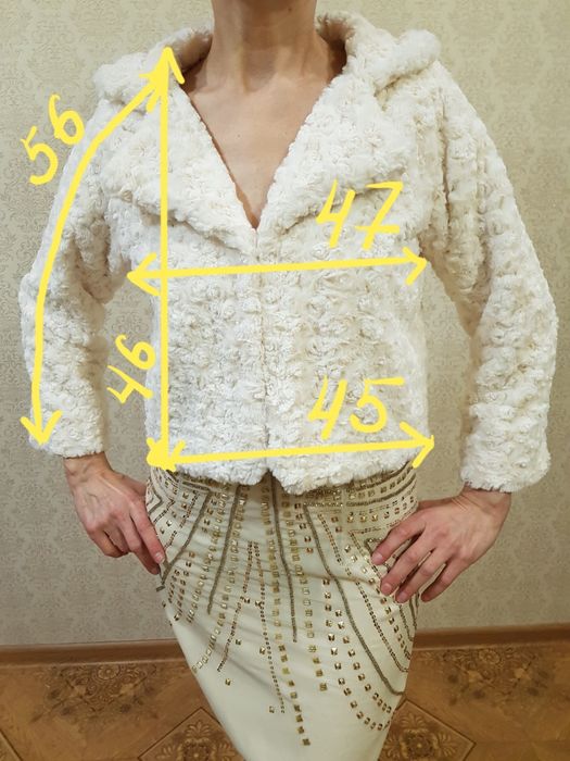 Жакет, болеро свадебное меховое