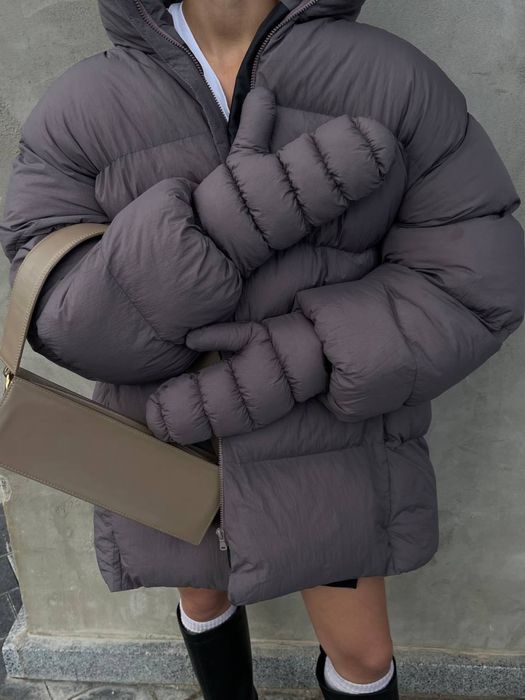 Зимовий пуфер оверсайз