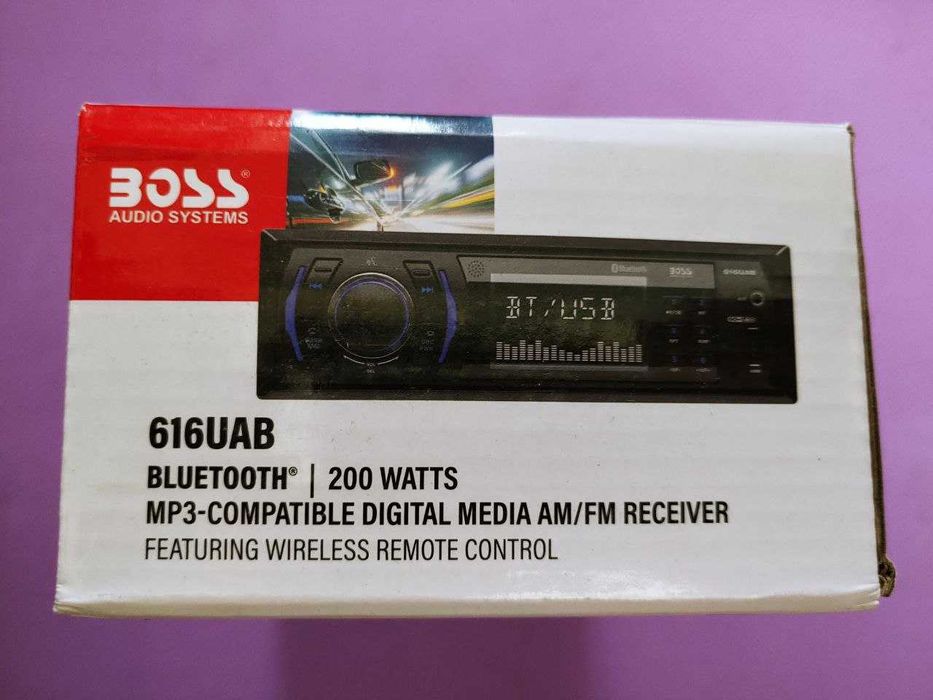Автомагнитола BOSS 616UA 50Втх4  USB / BlueTooth / Hands Free