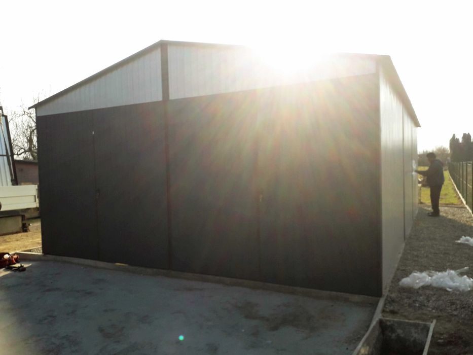 Hala garaż blaszany 6x10 wysokość wjazdu 2,5 metra - krótki termin