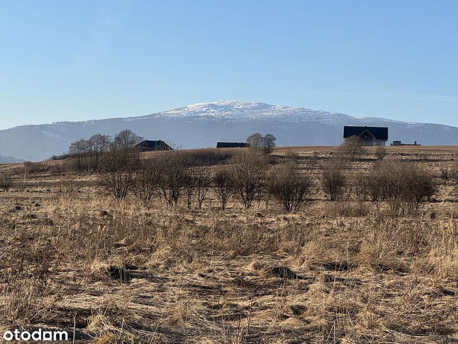 Piękna działka budowlana w widokiem na Tatry i Babią Górę ! - Widok 2
