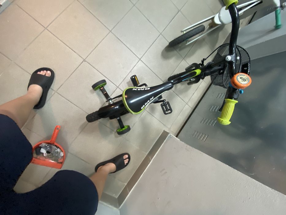 Rowerek dzieciecy bmx, 4 koła, rowerek biegowy, samochodzik
