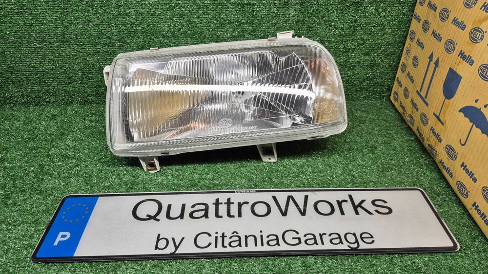 VW VENTO-11.91-09.98 -ÓTICA/FAROL FRENTE ESQUERDA NOVO ORIGINAL HELLA