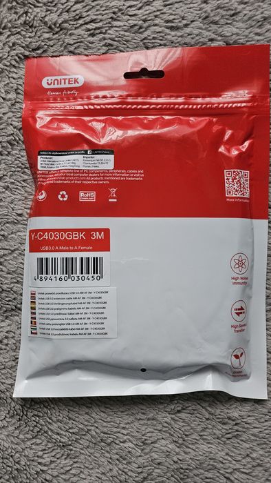 Unitek przewód przedłużacz usb 3.0