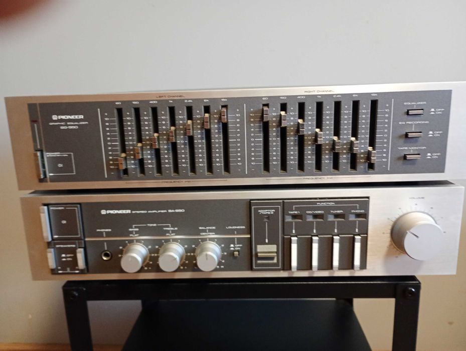Pioneer SA-550+SG-550 Piękny zestaw vintage