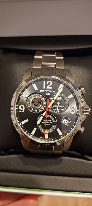 Zegarek Certina DS Podium Chrono Titanium - szwajcarski, -1000 zł