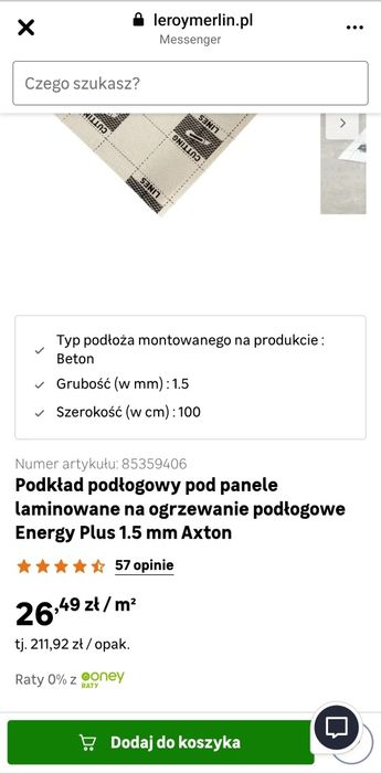 Podklad podłogowy