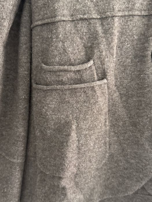 Sweter marynarka z wełny Merino 85% i kaszmir 15%