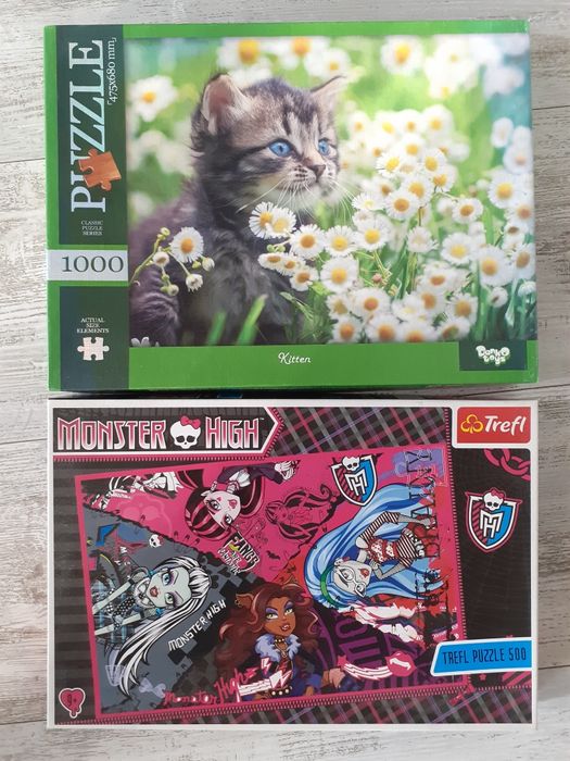 150 грн за 2 пазла на 1000 и 500 элементов