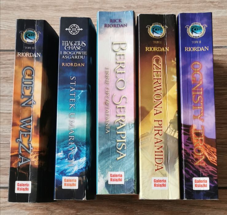 Rick Riordan - 5 książek