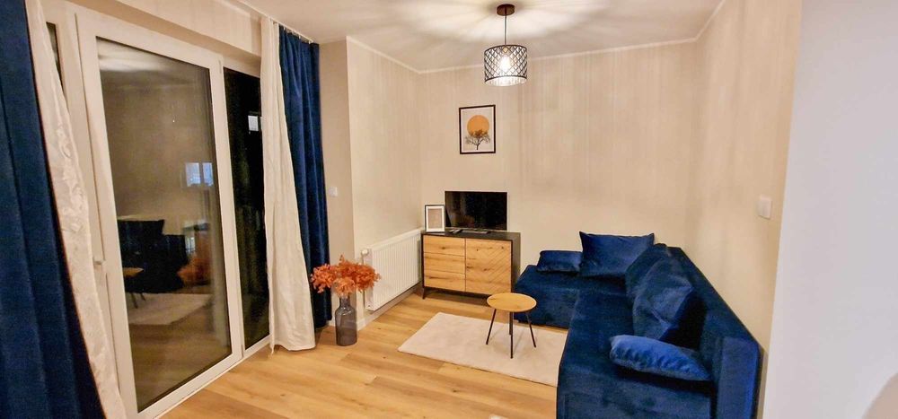 Kawalerka z balkonem i miejscem parkingowym w nowym bloku