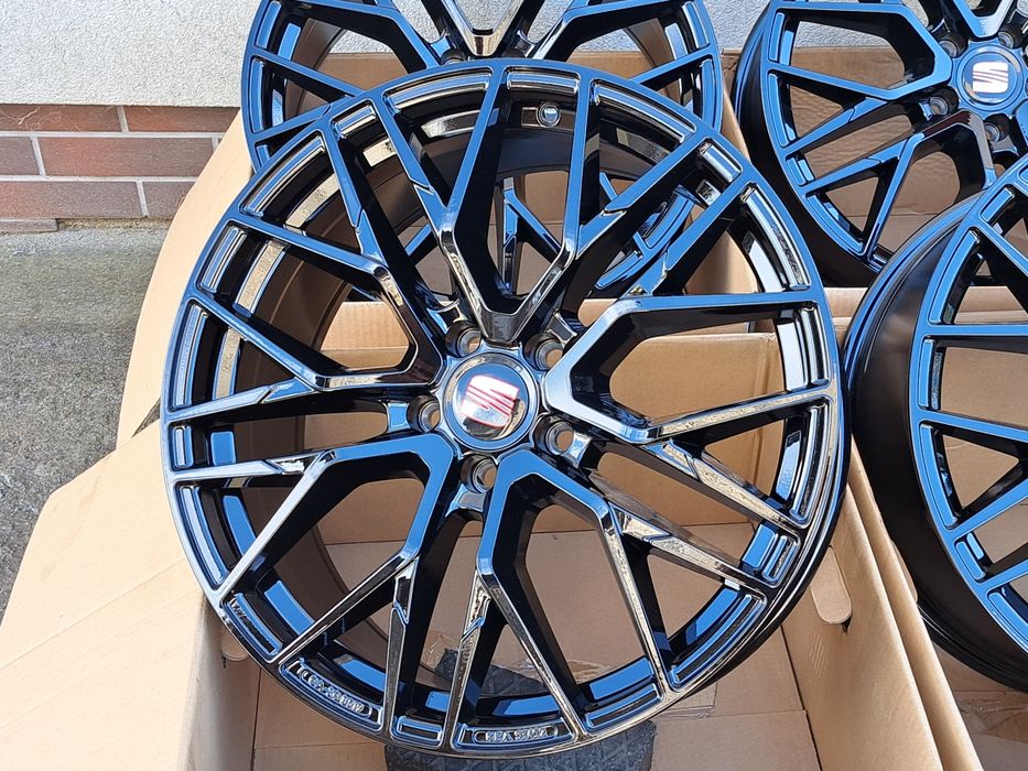 Alufelgi SEAT 17" 5x100 Arona Ibiza Leon Toledo Cordoba CA20 BLACK
