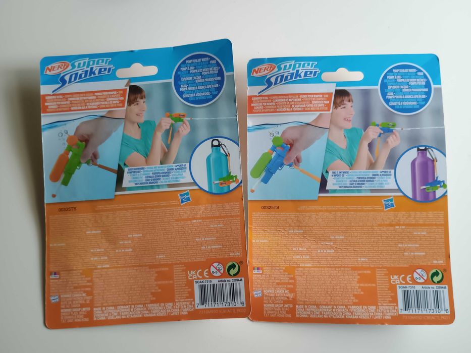 Nerf Super Soaker XP 100 Dwa breloki, pistolety na wodę