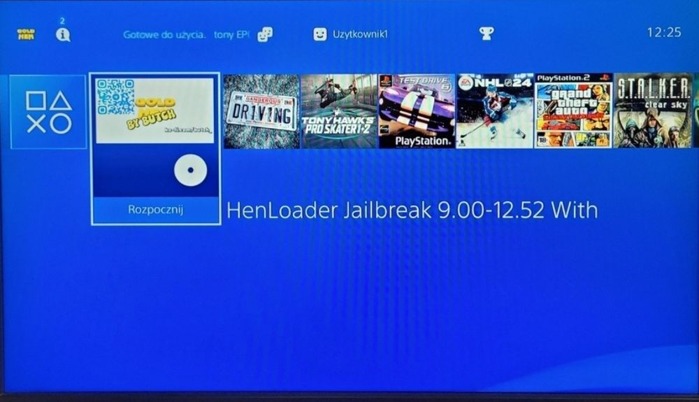 PS4 HenLoader Jailbreak GoldHen Płyta BluRay pudełko